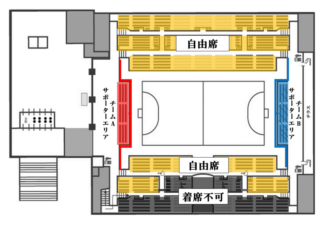金城ふ頭アリーナ シートマップ